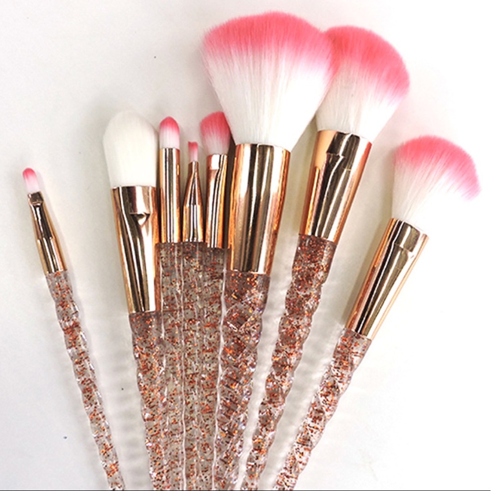 Glitter Unicorn Makeup Brush set - Picture 2 of 3